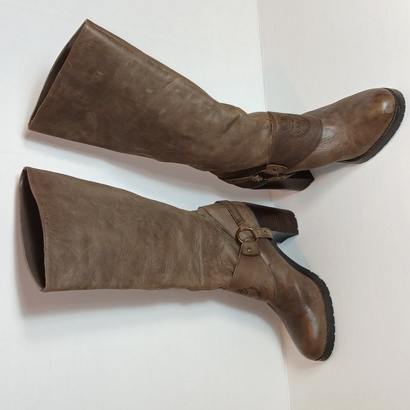 Lauren  RALPH LAUREN Delsa Tall Knee High Equestrian Riding Boots size 7.5 - Picture 6 of 16